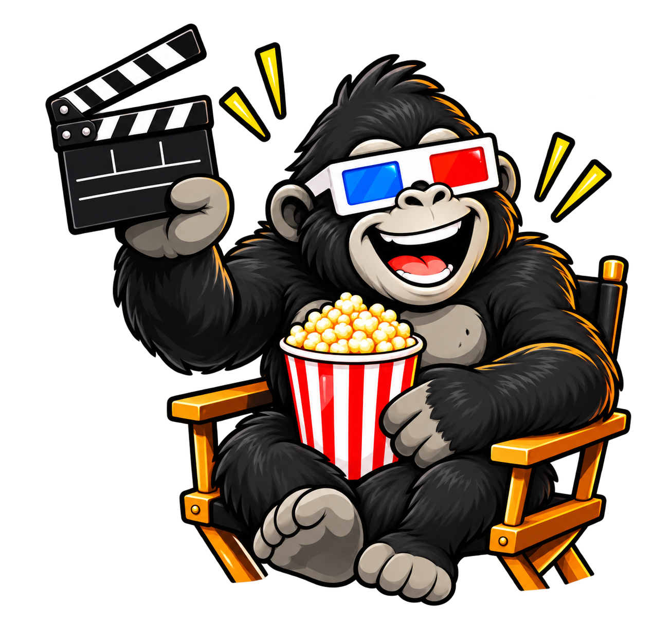 Film Flashback — gorilla with a film camera